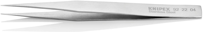 4000810480 - Detailbild_Präzisionspinzette L.130mm ger.rostfrei,antimagn.KNIPEX