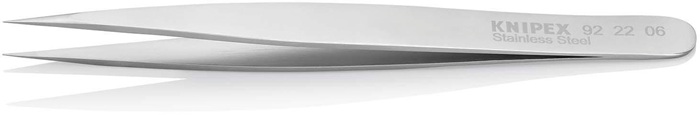 4000810483 - Detailbild_Präzisionspinzette L.120mm ger.rostfrei,antimagn.KNIPEX