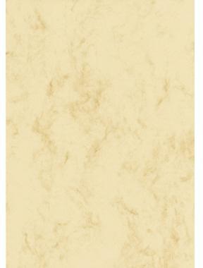 9199115445 - Detailbild_SIGEL Marmorpapier DP372 DIN A4 90g beige 100 Bl./Pack.