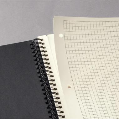 9199118281 - Detailbild2_SIGEL Collegeblock Conceptum CO820 Hardcover A4 kariert 80g sw
