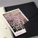 9199118283 - Detailbild_SIGEL Collegeblock Conceptum CO822 Hardcover A5 kariert 80g sw