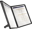 9199118955 - Detailbild3_DURABLE Sichttafelständer SHERPA Soho 5 554001 DIN A4 schwarz