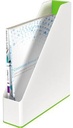 9199125481 - Detailbild_Leitz Stehsammler WOW 53621054 DIN A4 PS weiß/grün