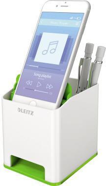 9199125482 - Detailbild_Leitz Stifteköcher WOW 53631054 weiß/grün