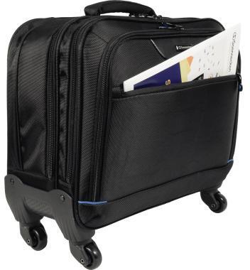 9199126244 - Detailbild_Soennecken Notebooktrolley München 5171 4Rollen Nylon schwarz