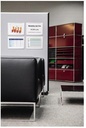 9199131233 - Detailbild2_DURABLE Folienrahmen DURAFRAME 496801 A4 Klett magnetisch si