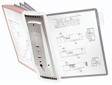 9199131236 - Detailbild_DURABLE Sichttafelständer SHERPA wall module 10 562110 101x326mm gr