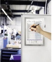 9199131378 - Detailbild_DURABLE Informationsrahmen 498923 DIN A4 magnetisch silber