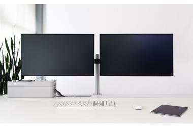 9199131435 - Detailbild_DURABLE Monitorhalter 508523 2Monitore Tischklemme si