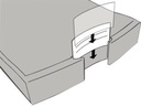 9199134549 - Detailbild_HAN Schubladenbox IMPULS 1012-17 DIN A4/C4 4Fächer geschl. l.gr/rt