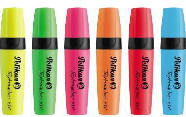 9199134751 - Detailbild_Pelikan Textmarker 490 814089 1,2-5mm Keilspitze gelb