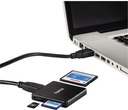 9199139384 - Detailbild_Hama Kartenleser 00124156 SD/microSD/CF USB 3.0 schwarz