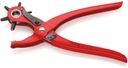 4000810620 - Detailbild_Revolverlochzange Gesamt-L.220mm Öffnungsf.2/2,5/3/3,5/4 u.5mm rot pulv.KNIPEX
