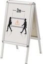 9199143667 - Detailbild_Nobo Plakatständer 1902207 DIN A2 Alurahmen silber