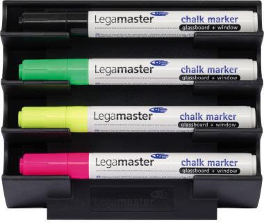 9199145813 - Detailbild_Legamaster Markerhalter Glasboard 7-122100 f. 4 Marker schwarz