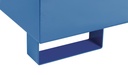 2000467209 - Detailbild2_Auffangwanne 215l L1200xB800xH360mm Stahlbl.m.Gitterrost blau TECWERK