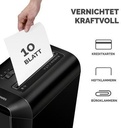 9199146691 - Detailbild_Fellowes Aktenvernichter Powershred LX65 4400701 schwarz