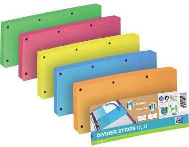 9199147399 - Detailbild_Oxford Trennstreifen Duo 400013889 160g Karton blau 60 St./Pack.
