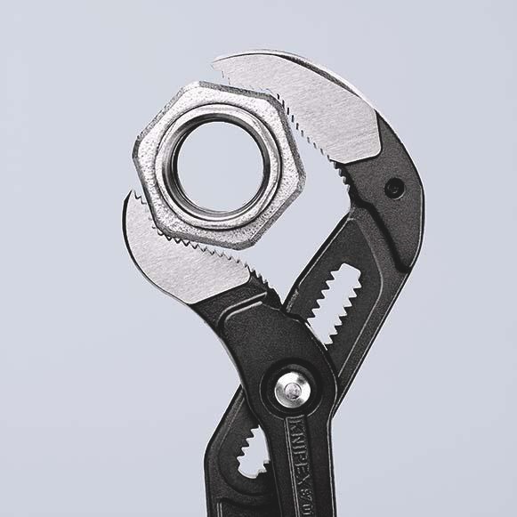 4000810672 - Detailbild_Rohr- u.Wasserpumpenzange Cobra® L.560mm Spann-W.120mm pol.Ku.-Überzug KNIPEX