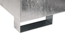 2000467210 - Detailbild_Auffangwanne 215l L1200xB800xH360mm Stahlbl.m.Gitterrost silber TECWERK