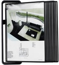 9199147780 - Detailbild_DJOIS Sichttafelwandhalter VEO 714507 DIN A4 sw +10Sichttafeln
