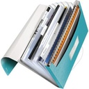 9199148169 - Detailbild_Leitz Fächermappe WOW 45890051 DIN A4 6Fächer PP eisblau