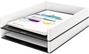 9199148211 - Detailbild_Leitz Briefkorb WOW 53611095 DIN A4 PS weiß/schwarz