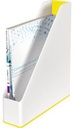 9199148212 - Detailbild_Leitz Stehsammler WOW 53621016 DIN A4 PS weiß/gelb