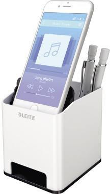 9199148215 - Detailbild_Leitz Stifteköcher WOW 53631095 weiß/schwarz