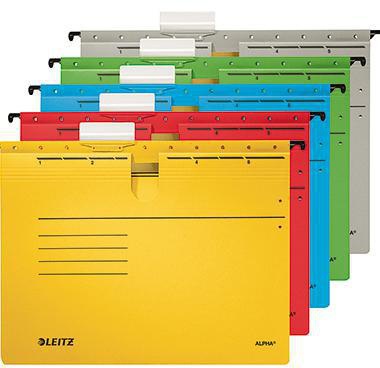 9199148422 - Detailbild_Leitz Hängehefter 19843025 rot 5 St./Pack.