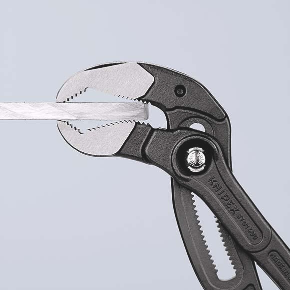 4000810676 - Detailbild_Rohr- u.Wasserpumpenzange Cobra® L.400mm Spann-W.95mm pol.Ku.-Überzug KNIPEX