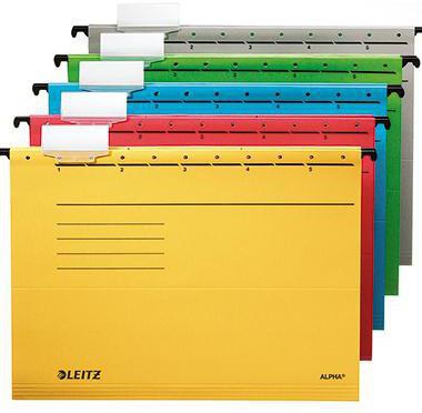 9199148578 - Detailbild_Leitz Hängemappe ALPHA 19850035 A4 oben/seitl. offen blau 25 St./Pack.