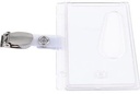 9199149494 - Detailbild_Ersatzclip Namensschild 5523 Metall/Gewebe 25 St./Pack