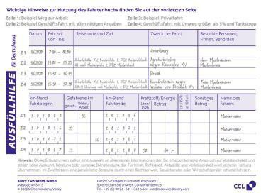9199149744 - Detailbild_Avery Zweckform Fahrtenbuch 1221 A6 32Blatt