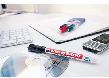 9199150162 - Detailbild_edding CD/DVD-Marker 8400 4-8400004 0,5-1mm Rundspitze gn