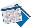 9199150363 - Detailbild_DURABLE Hängehefter Economy 256106 DIN A4 Universallochung blau