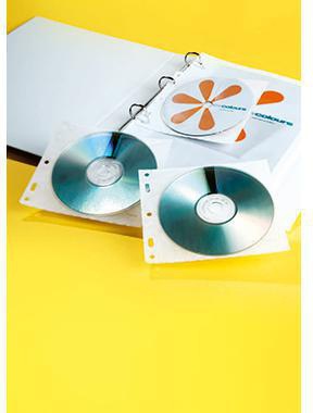 9199150400 - Detailbild_DURABLE CD/DVD Hülle COVER FILE 523919 PP transparent 10 St./Pack.