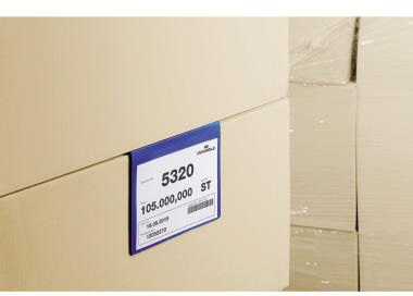 9199150482 - Detailbild_DURABLE Kennzeichnungstasche 172207 DIN A5 quer dunkelblau 50 St./Pack.