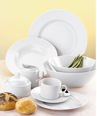 9199150853 - Detailbild_Esmeyer Dessertteller Heike 433-238 19cm Porzellan weiß 6 St./Pack.