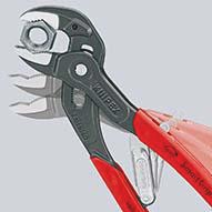 4000810699 - Detailbild4_Wasserpumpenzange SmartGrip® L.250mm Spann-W.10-36mm grau atram.pol.Ku.-Überzug