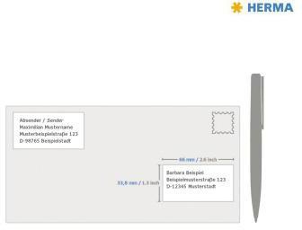 9199151182 - Detailbild_HERMA Etikett Special 4681 66x33,8mm tr 600 St./Pack.