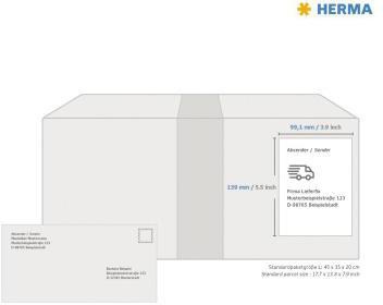 9199151268 - Detailbild_HERMA Etikett Outdoor 9539 99,1x139mm weiß 160 St./Pack.