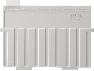 9199151628 - Detailbild_HAN Karteireiter 9001 35x15mm Hart-PVC transparent 10 St./Pack.