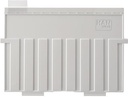 9199151628 - Detailbild_HAN Karteireiter 9001 35x15mm Hart-PVC transparent 10 St./Pack.