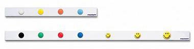 9199151680 - Detailbild_magnetoplan Leiste magnetowand 16271M 5x100cm ws +6Magnete