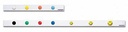 9199151680 - Detailbild_magnetoplan Leiste magnetowand 16271M 5x100cm ws +6Magnete