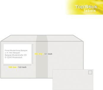 9199152204 - Detailbild_Etikett TopStick 8717 105x148mm weiß 400 St./Pack.