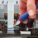 4000810786 - Detailbild_Elektronik-Greifzange Gesamt-L.145mm flachrunde Backen Form 8 Mehrkomp.-Hüllen