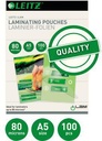 9199154440 - Detailbild_Leitz Laminierfolie 33817 DIN A5 80mic 100 St./Pack.