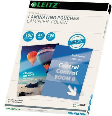 9199154441 - Detailbild_Leitz Laminierfolie 33826 DIN A4 100mic 100 St./Pack.